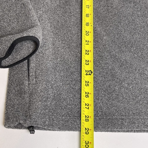 The North Face Men's XL Birch Bowl Quarter Zip Sweatshirt Gray Black Heather - Picture 10 of 11